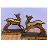 1920's Frankart Inc Deer Bookends