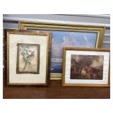 3 Nice Prints In Frames