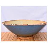 XXL Hand Painted Pottery Bowl