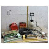 Gasoline Cans, Sprayer & Sprinklers- shipping n