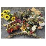 Faux florals, Wreath, accessories