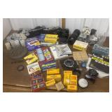 Vintage cameras, film, lenses, flashbulbs, etc