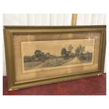 George w. Bohde??? Pencil signed steel etching