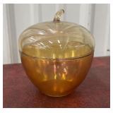 Jeannette Marigold Iridescent Carnival Glass