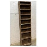 farmhouse skinny primitive Cabinet 17/6/64