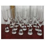 Holmegaard champagne flutes stemware