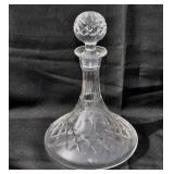 Vintage Ships Decanter with Stopper