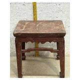 Early Stool w/ old red paint 14/14/14