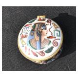 1980's Egyptian Queen Porcelain Hinged Round