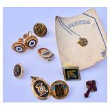 Vintage American Legion Pins & Earrings
