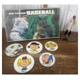 Baseball game, Peanuts plates, Dr. Jekyll Mr.