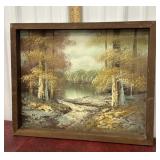 Painting ï¿½hidden pondï¿½
