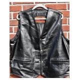 Black Leather Vest. Large?