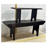 2 Small Bucket Benches w/ boot jack cut outs