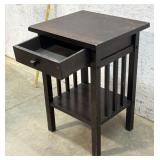 Mission Oak 1 Drawer Stand 20/18/28
