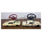 2 Amt Cars With Steering Wheels