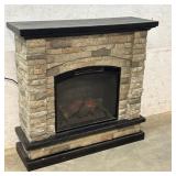 Free Standing Electric Fireplace Mantle