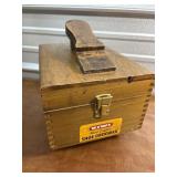 Fantastic Kiwi shoe shine wooden box with