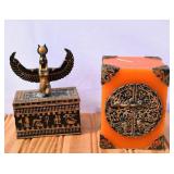 Egypt Theme Trinket Box & Candle