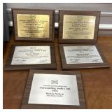 HESS gas station plaques