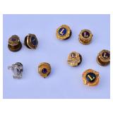 Lot of Vintage Lions Club Pins-two marked
