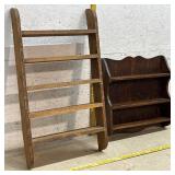 2 Wall Hanging Display Shelves
