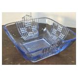 Art Deco Ice Blue Depression Glass Bowl