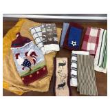 Table cloths (approx 60 x 84) & dish towels