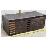 6 Drawer C&E Marshall Co.Watchmakers Cabinet