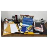 Office supplies with flashlights