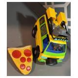 ninja Turtles van pizza launcher with remote