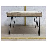 Mid- Century Piano Bench 22/14/16