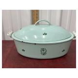 Dru Holland enamelware Dutch oven ï¿½Mint greenï¿½
