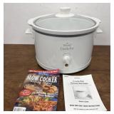 Rival Crockpot with recipe cards - works