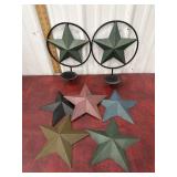 Star wall hanging candle sconces and 5 stars