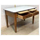 Enamel Top Bakers Table 48/27/31