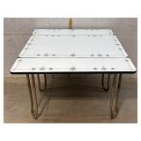 1 Drawer Enamel Top Table 40/45/30