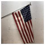 Flag Pole w/ Eagle