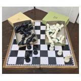 Magnetic chess set made in Japan - dovetailed