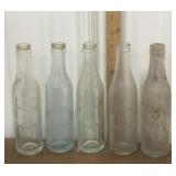 Owego NY, Kies Bottling- 5 glass bottles *need