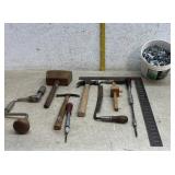 Vintage Hand Tools & Cattle Tags $ for Food Pantry