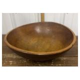 Large wooden bowl - tight crack