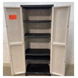 Vinyl Storage Cabinet 27/15/68