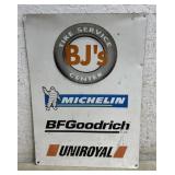 BJï¿½s Tire Service Sign 14/20 (aluminum)