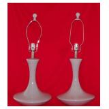 Mid Century Modern Style Ceramic Table Lamps 30"