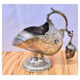 Silverplate Sugar Scuttle