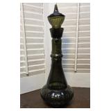 Jim Beam I Dream of Jeannie Green Glass Decanter