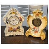 2 china clocks - Germany & ? - both untested but