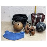 2 Bowling Balls & Shoes