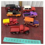 7 Diecast Trucks